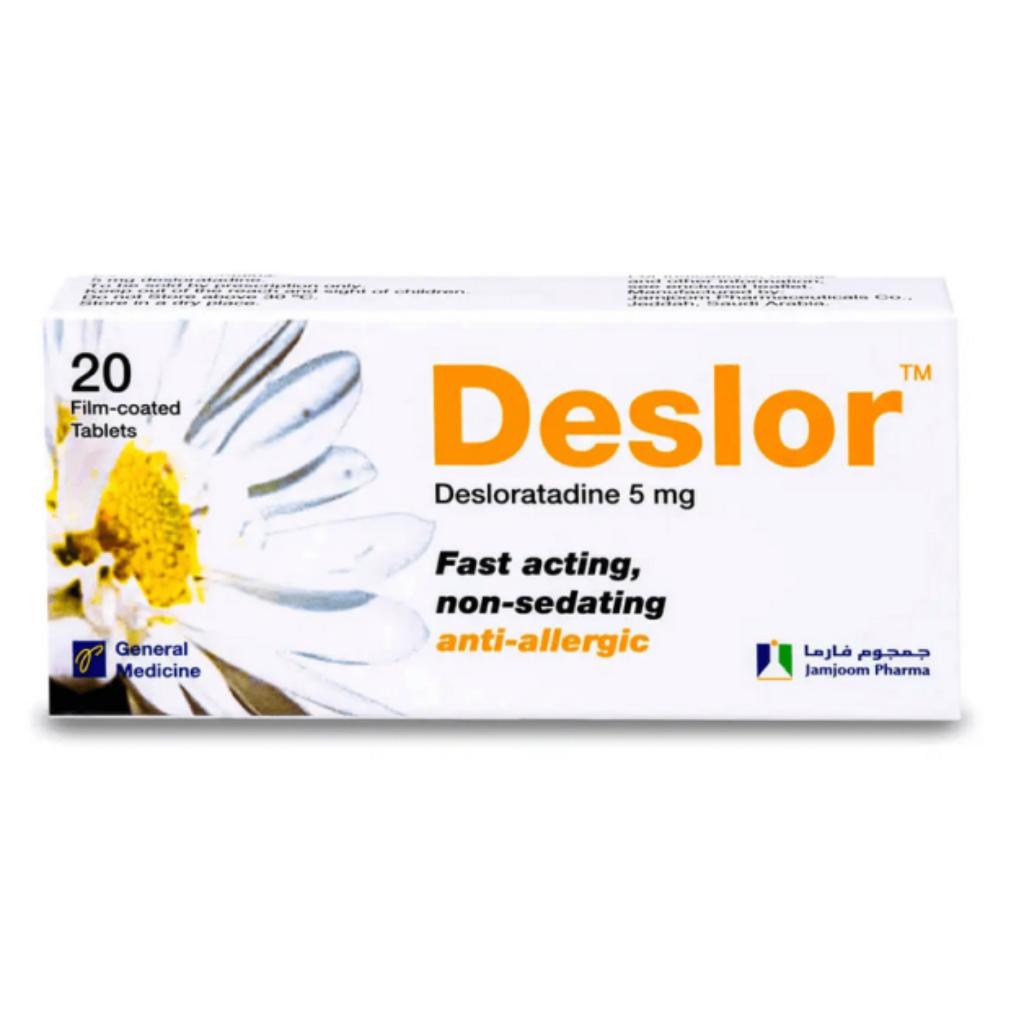 Deslor 5mg 20 Tablets