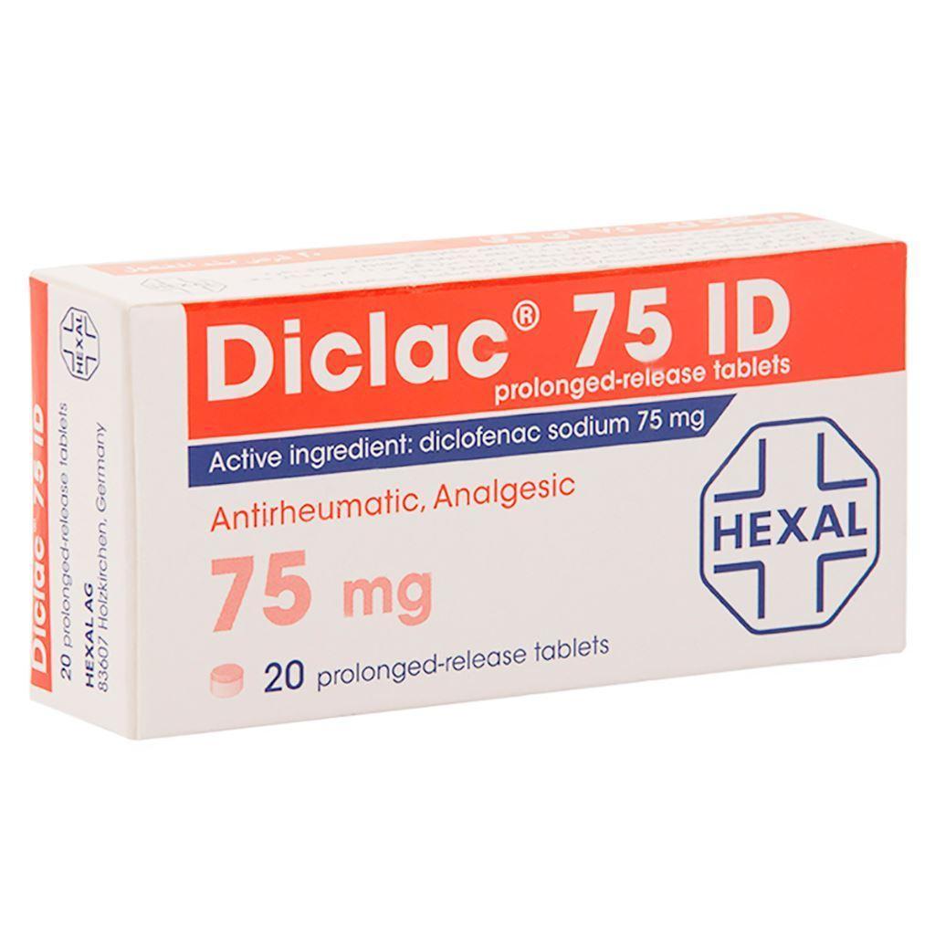 Diclac 75 ID  75mg 20 Tablets