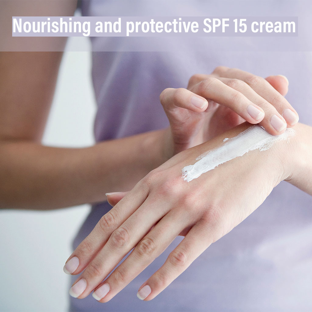 Uriage, Depiderm Anti-Brown Spot Hand Cream SPF 15, Hand cream with sun protection for dark spot reduction, 50ml