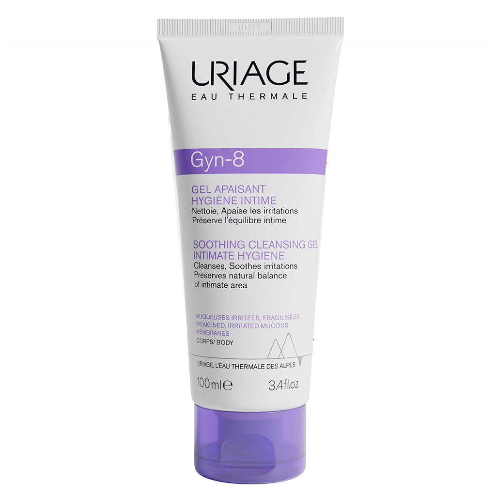 Uriage, Gyn 8 Cleanser for Intimate Areas, Gentle intimate hygiene cleanser, 100ml