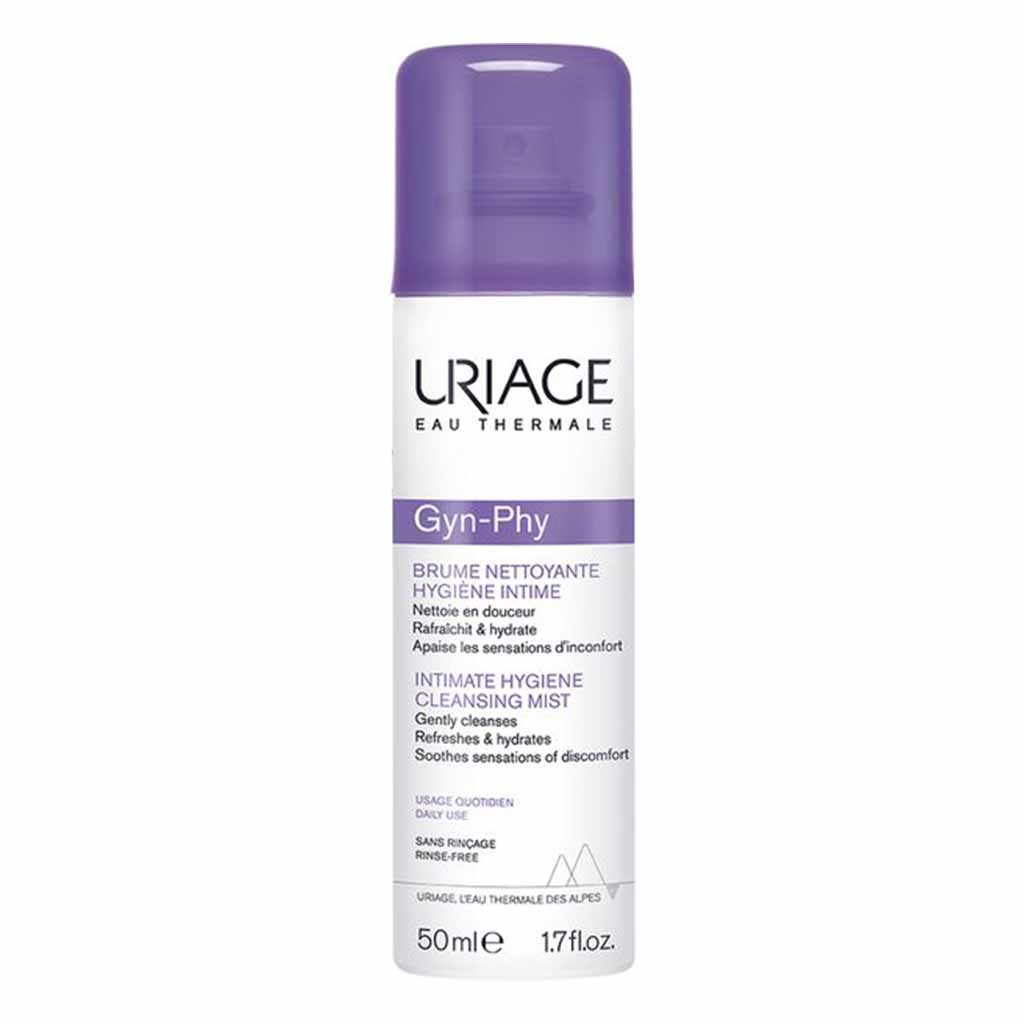 Uriage, Gyn Phy Baume Spray for Intimate Areas, Soothing intimate care spray, 50ml