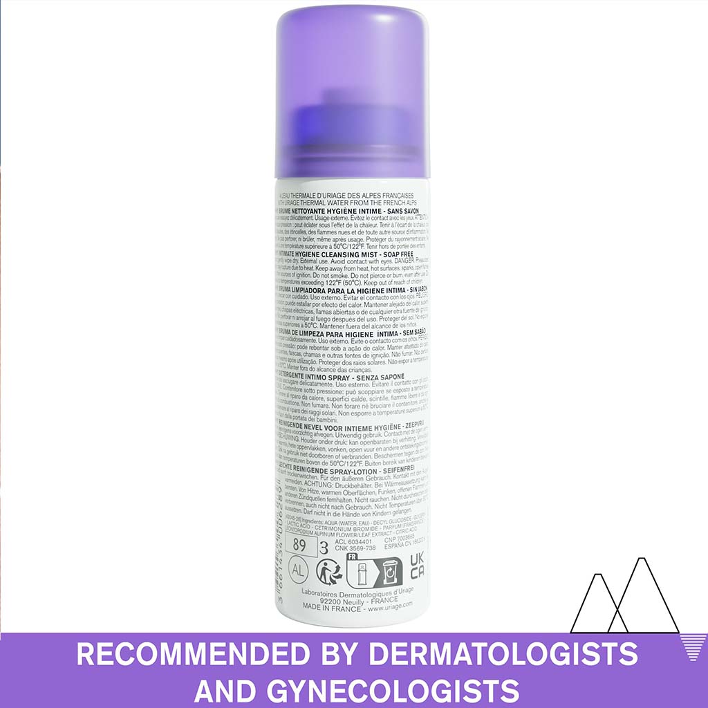 Uriage, Gyn Phy Baume Spray for Intimate Areas, Soothing intimate care spray, 50ml