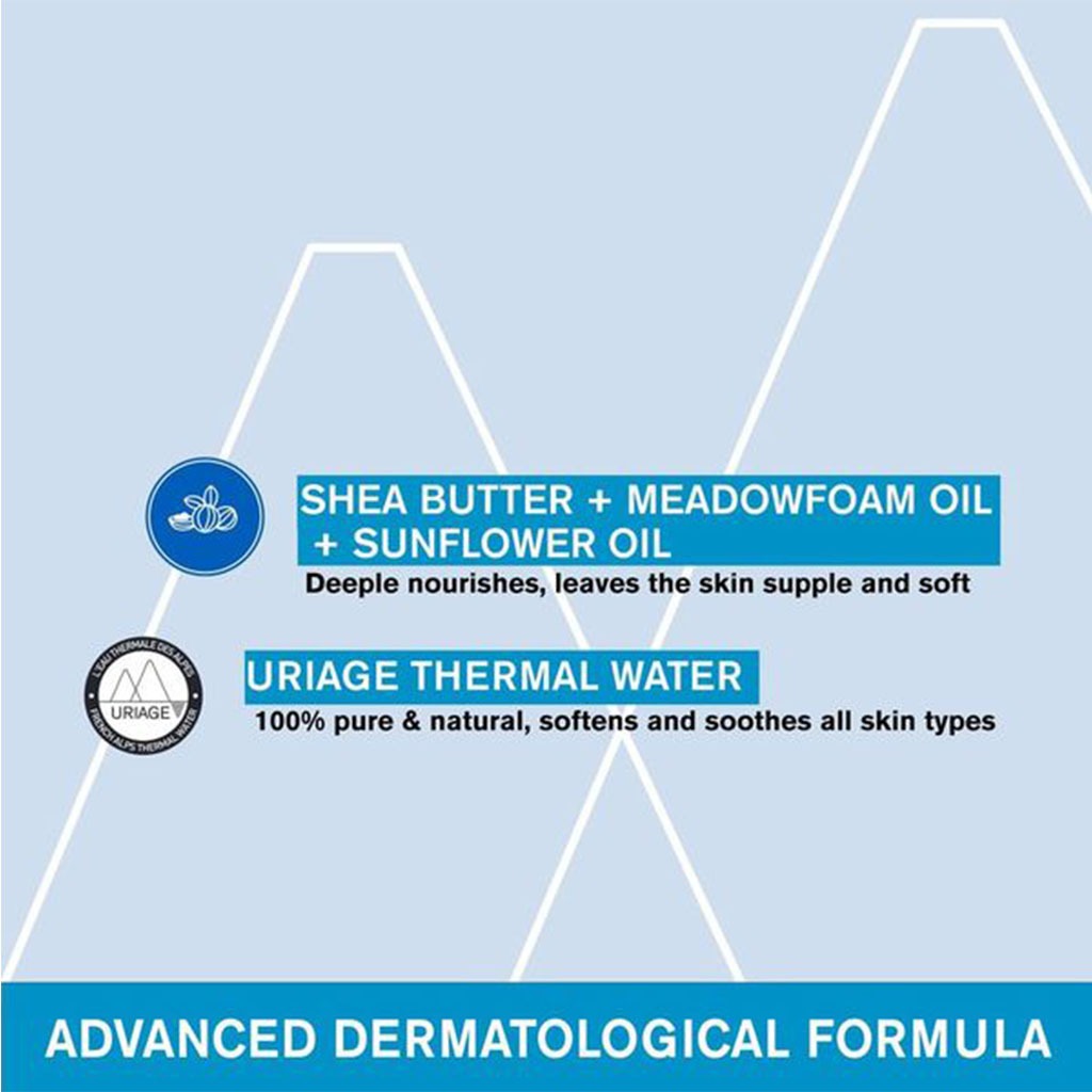 Uriage, Bariederm Cica Cream, Soothing skin repair cream for sensitive skin, 40ml