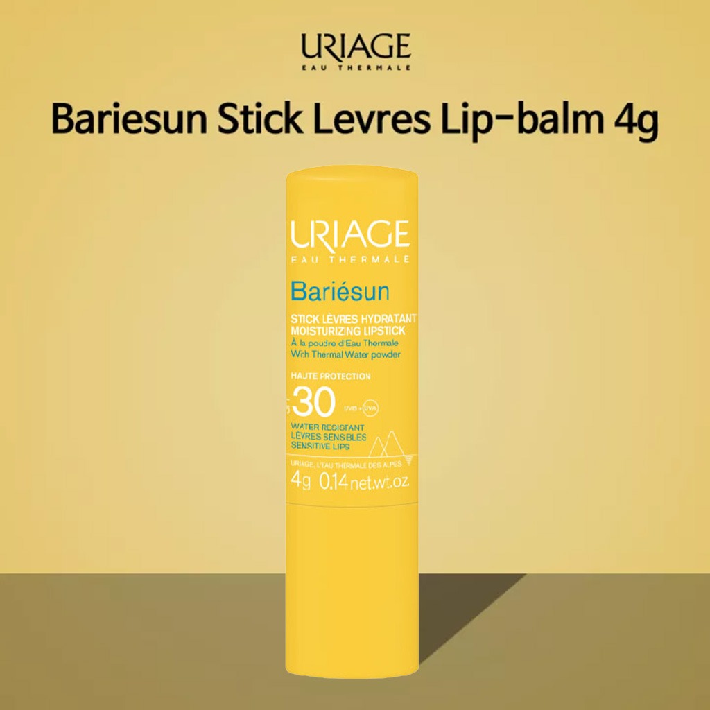 Uriage, Bariesun Lip Stick SPF 30, Protective lip balm with sun protection, 4g