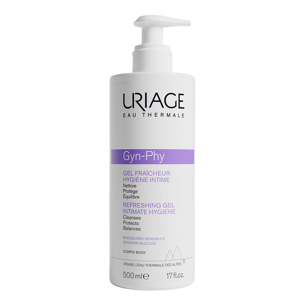 Uriage, Gyn Phy Cleanser for Intimate Areas, Gentle intimate cleansing wash, 500ml
