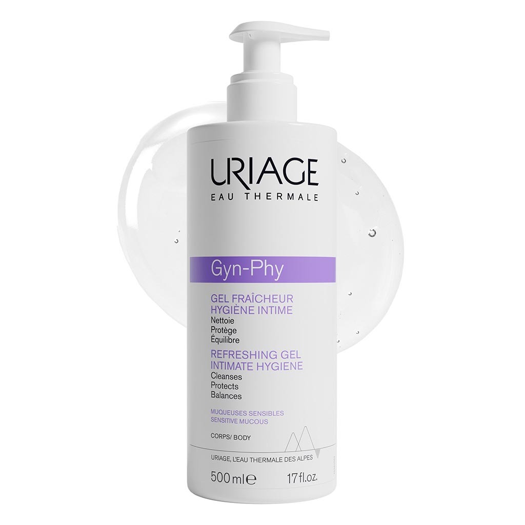 Uriage, Gyn Phy Cleanser for Intimate Areas, Gentle intimate cleansing wash, 500ml