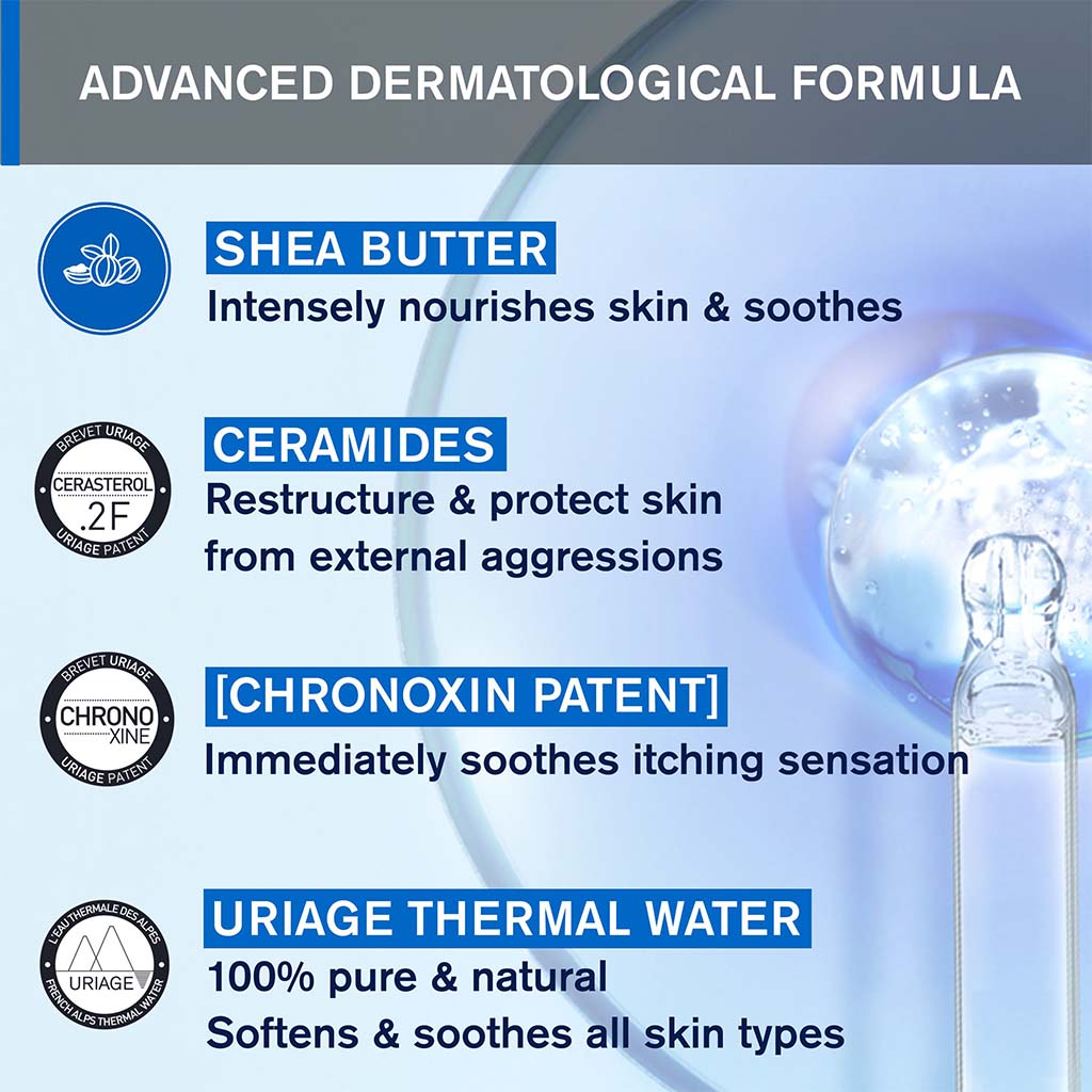 Uriage, Xemose SOS Anti-Itch Mist, Soothing mist for irritated and itchy skin, 200ml