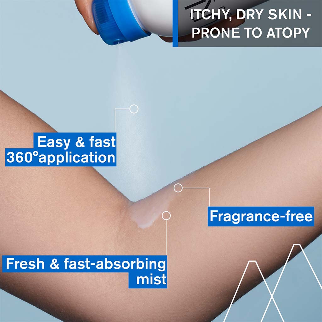 Uriage, Xemose SOS Anti-Itch Mist, Soothing mist for irritated and itchy skin, 200ml