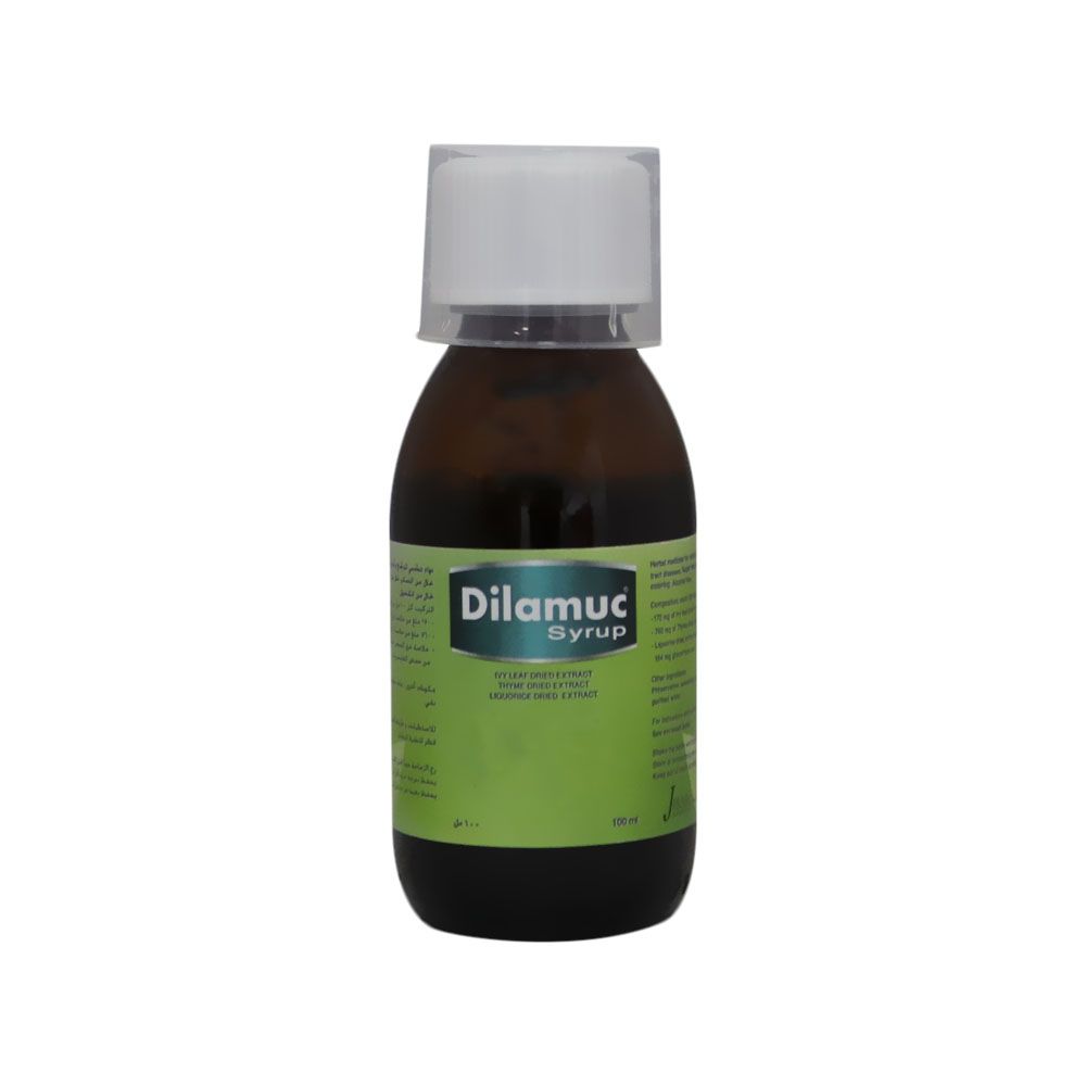 Dilamuc, Syrup, Cough relief syrup with soothing mucolytic action, 100ml