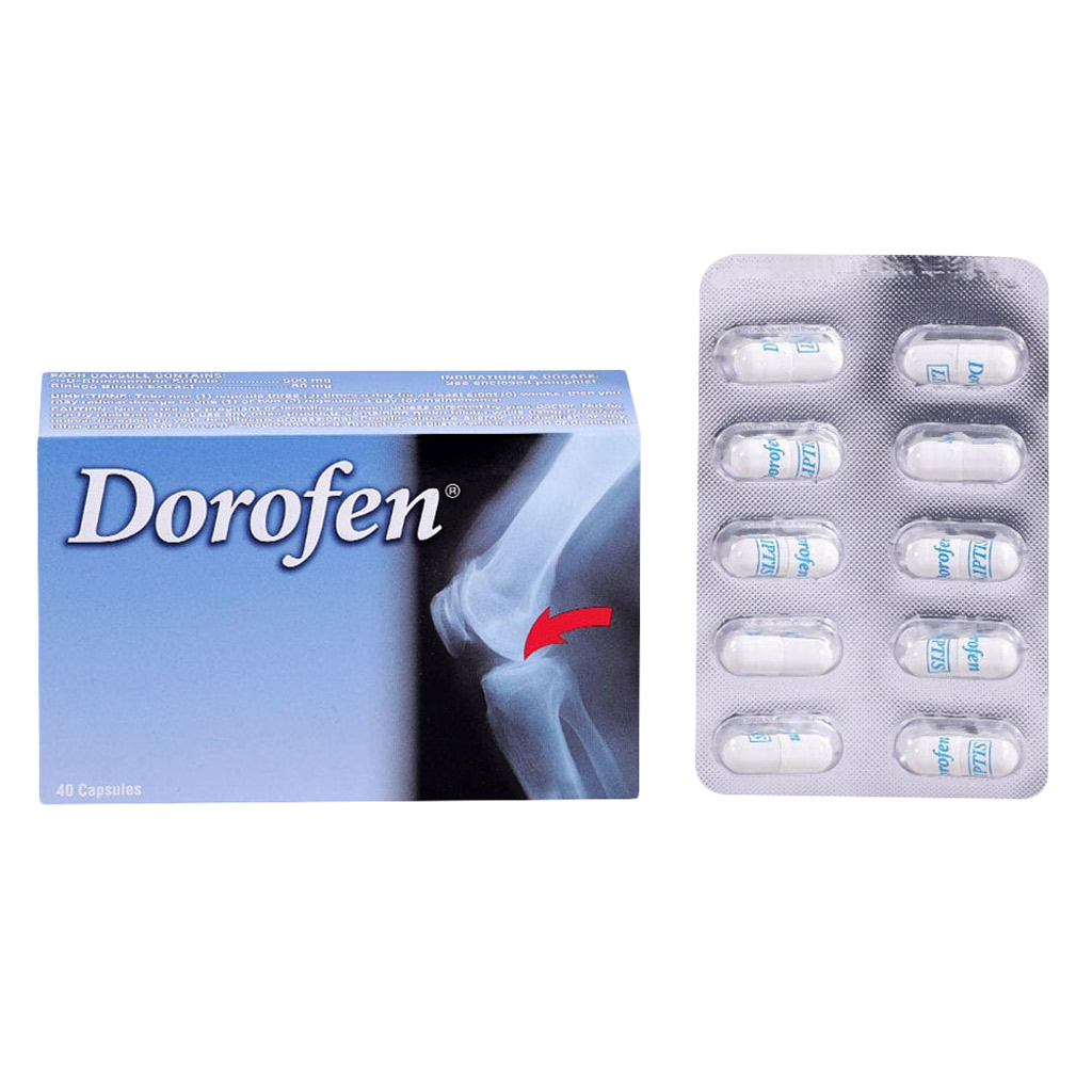 Dorofen, Capsules for joints, Pain relief capsules for joint and muscle discomfort, 40 pieces