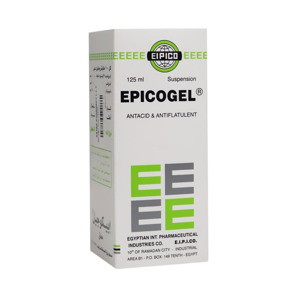 Epicogel, Antacid Suspension, Relief for indigestion and heartburn, 125ml