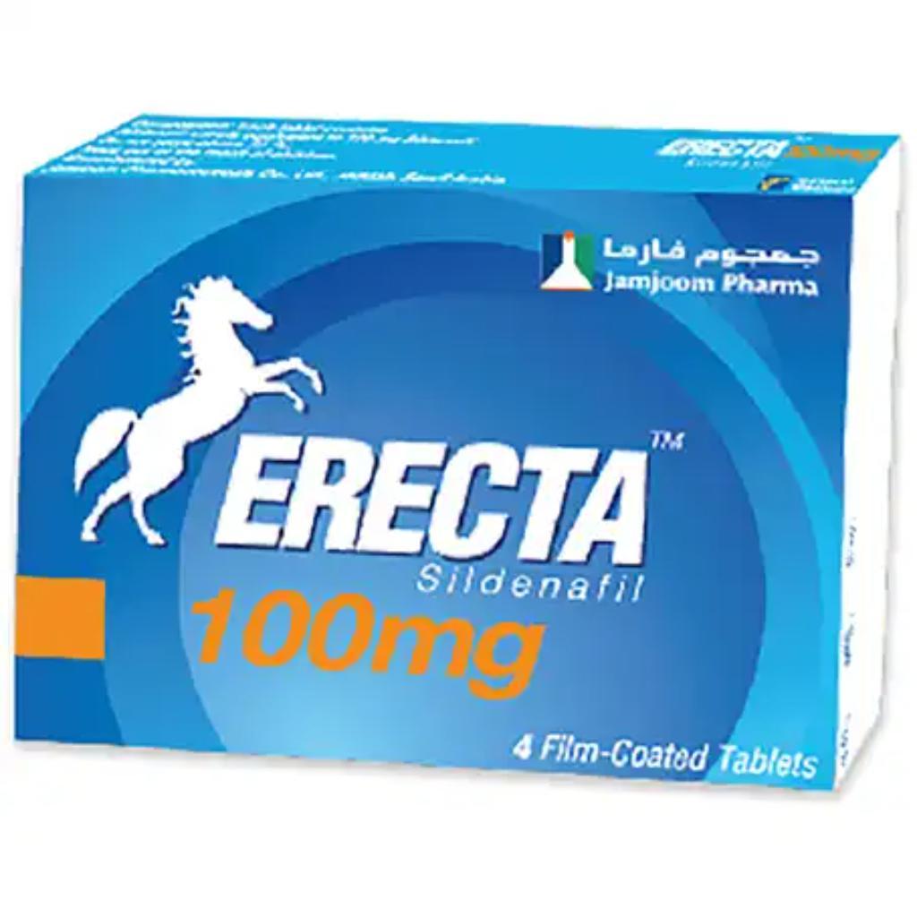 Erecta Sildenafil 50mg 4 Tablets