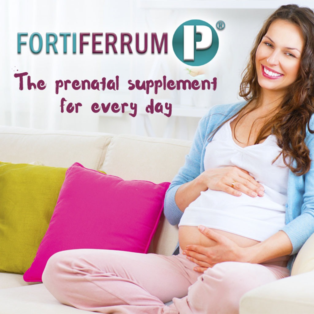 Fortiferrum P, Liposomal Iron Supplement Sachets for Pregnancy, Iron supplement with fiber, vitamins, and folic acid, 30 sachets
