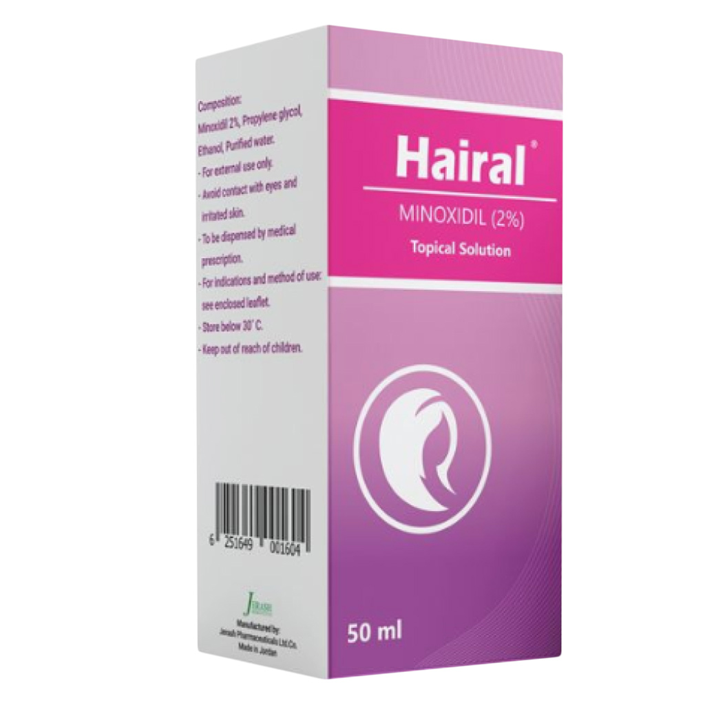 Hairal, Hair Growth Spray Solution, Stimulating spray promoting healthy hair growth, 50 ml