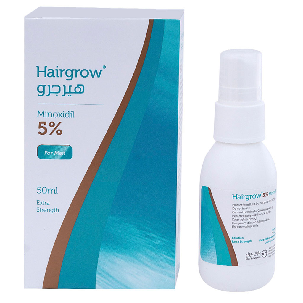 Hairgrow, 5% Minoxidil Topical Solution for Men, Hair Regrowth Treatment, 50ml