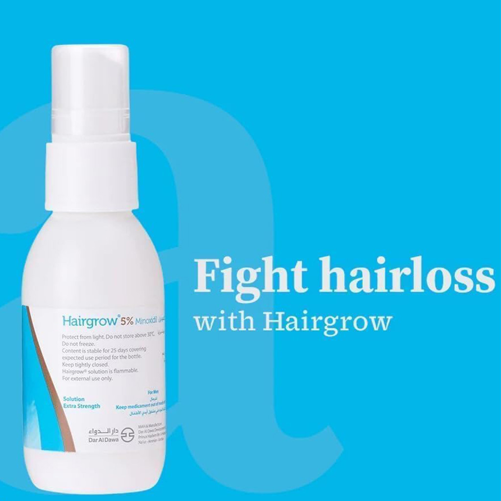 Hairgrow, 5% Minoxidil Topical Solution for Men, Hair Regrowth Treatment, 50ml