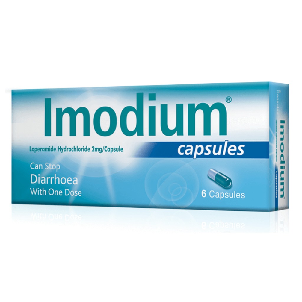 Imodium, 2mg capsules, Fast relief for diarrhea symptoms, 2mg