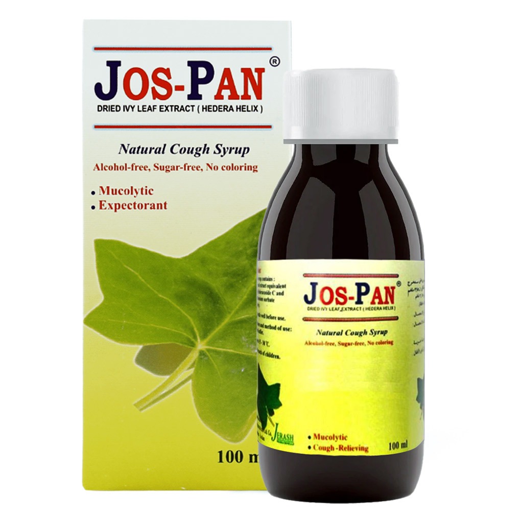 Jos Pan, Cough syrup, Soothing syrup for cough relief and respiratory comfort, 100 ml