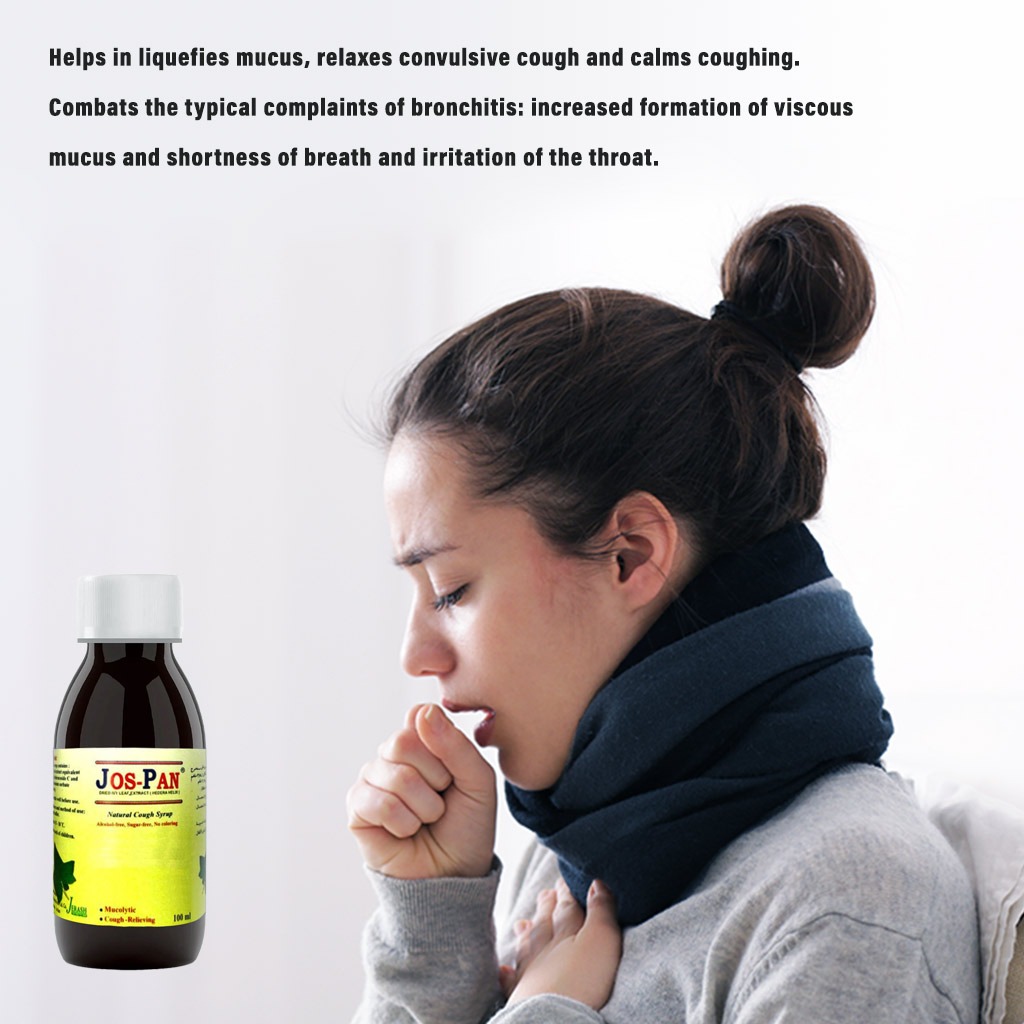 Jos Pan, Cough syrup, Soothing syrup for cough relief and respiratory comfort, 100 ml