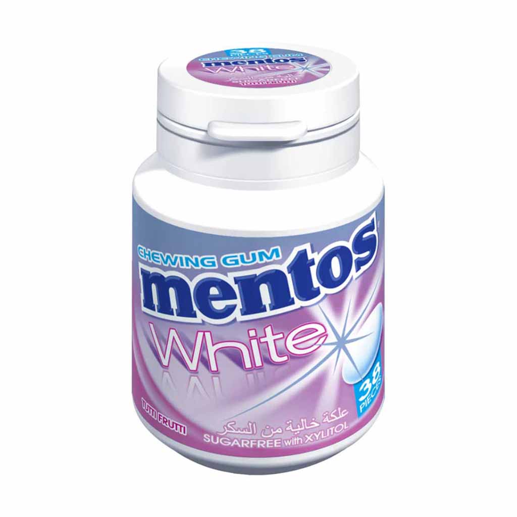 Mentos, Sugar-Free Gum Tuffi Fruit, Fruity flavor with sugar-free formula for fresh breath