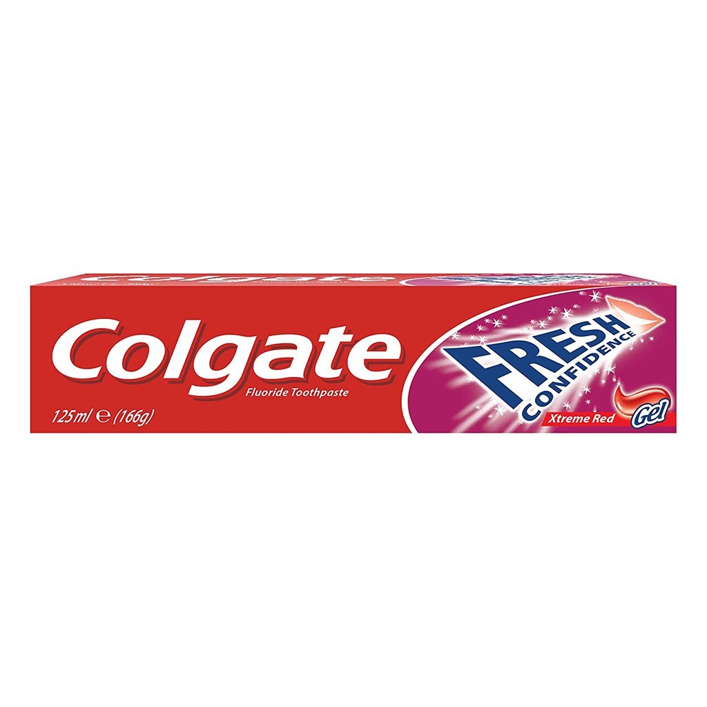 Colgate Fresh Confidence Xtreme Red Gel Toothpaste 125 mL