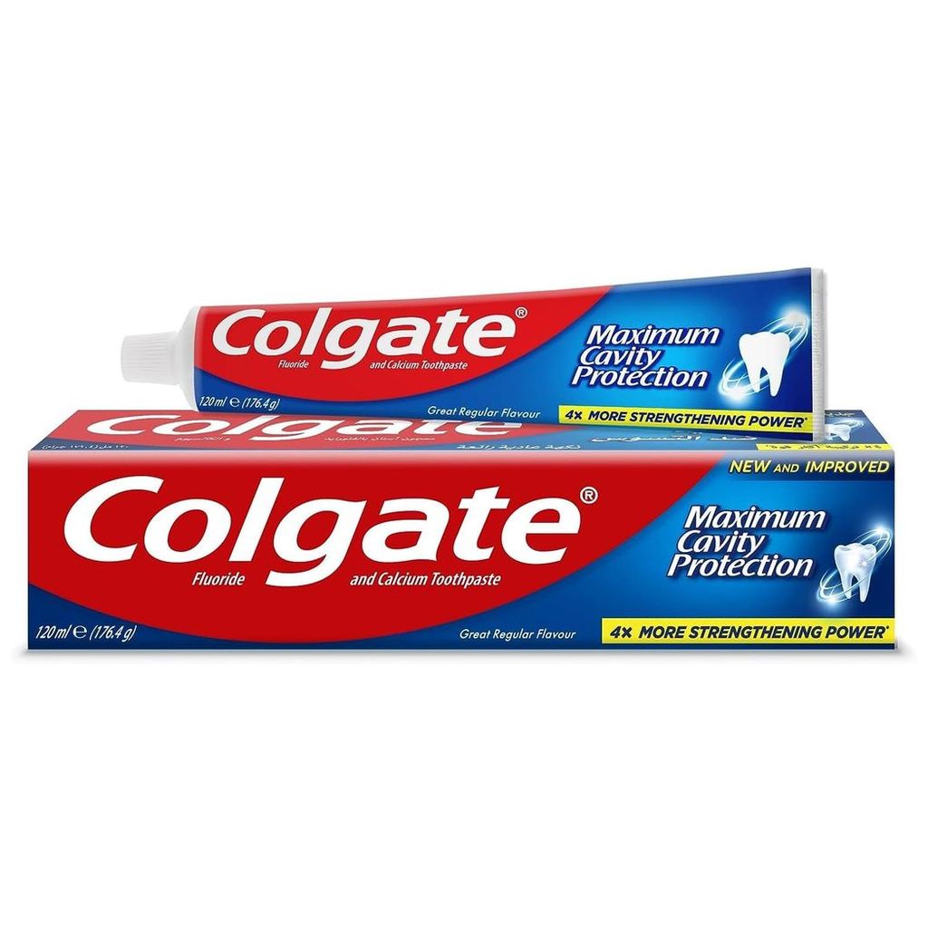 Colgate Maximum Cavity Protection Toothpaste, Great Regular Flavour, 120ml