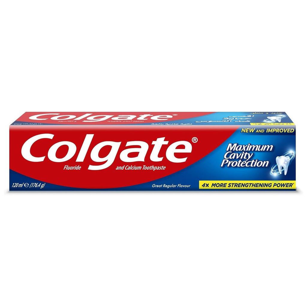 Colgate Maximum Cavity Protection Toothpaste, Great Regular Flavour, 120ml