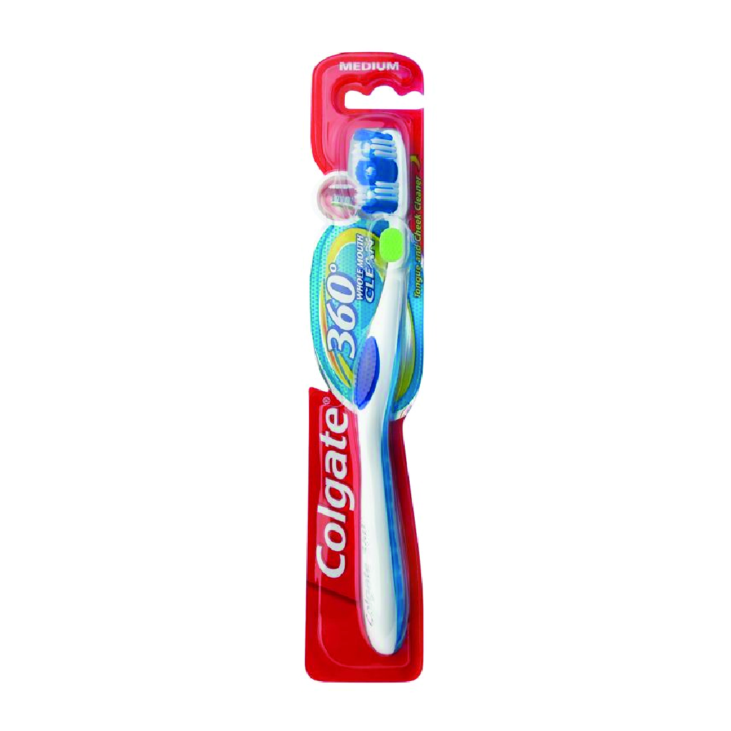 Colgate 360 Medium Toothbrush - 1Pk