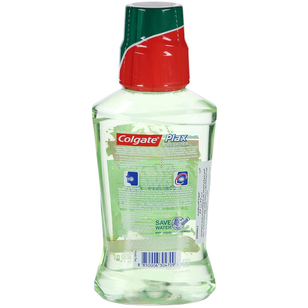 Colgate Plax Mouthwash, Fresh Tea, 250ml
