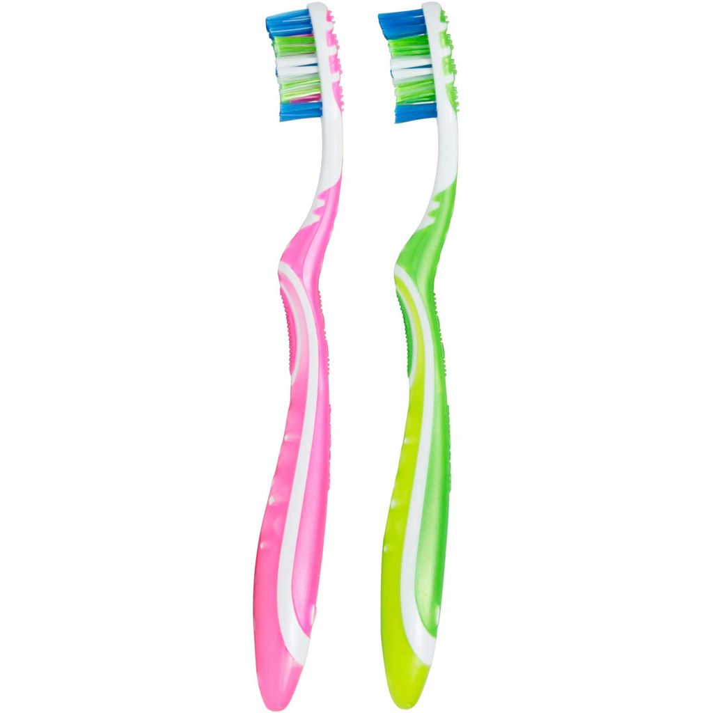 Colgate, Max Fresh Medium Toothbrush, Medium bristle toothbrush with cooling breath strips