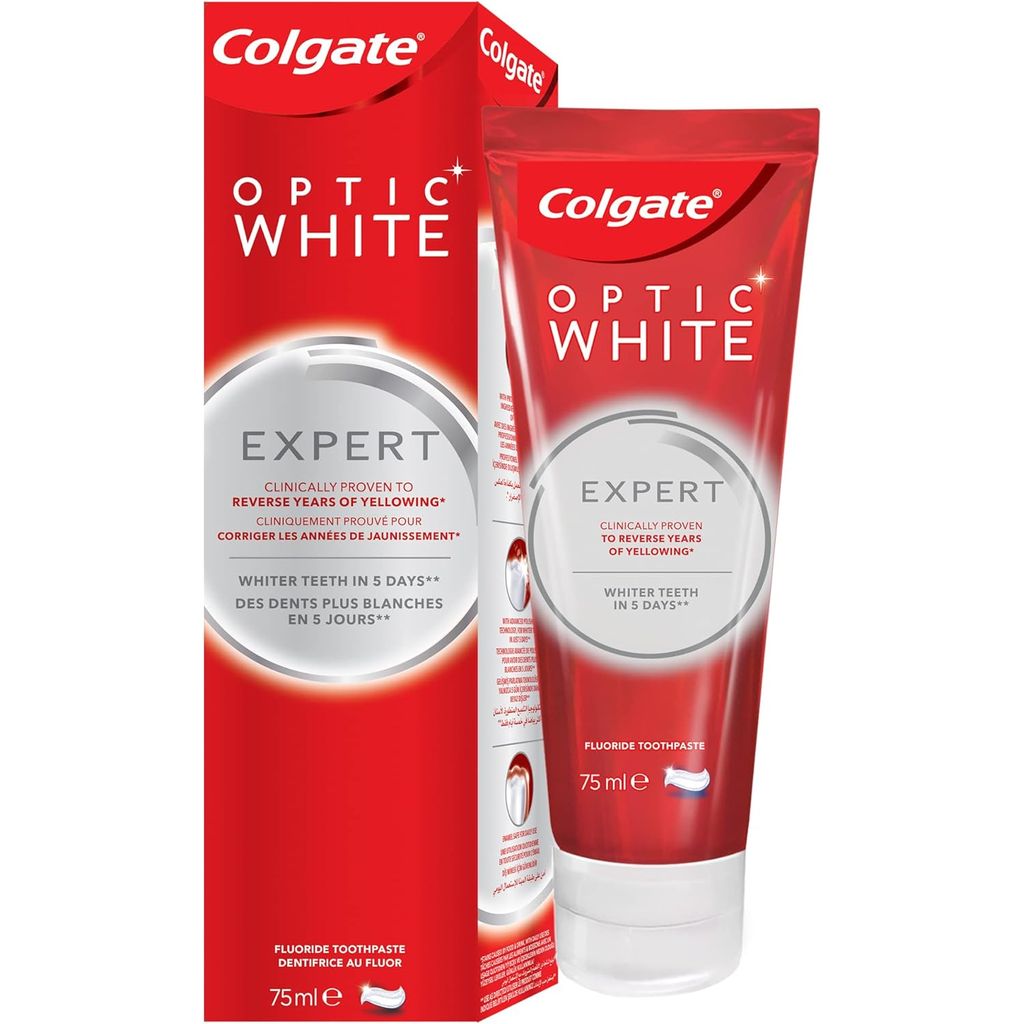Colgate Optic White Expert White Teeth Whitening Toothpaste - 75 ml