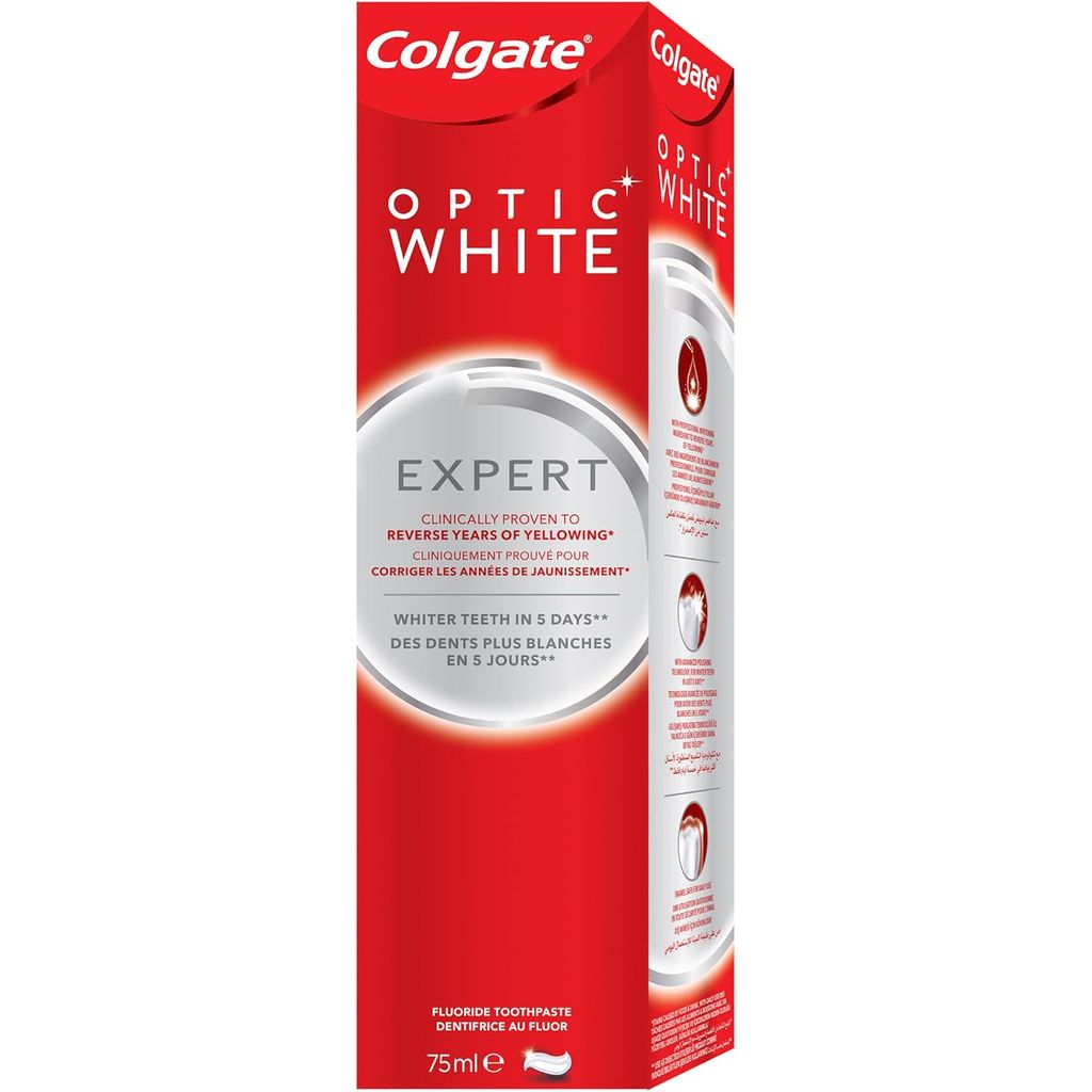 Colgate Optic White Expert White Teeth Whitening Toothpaste - 75 ml