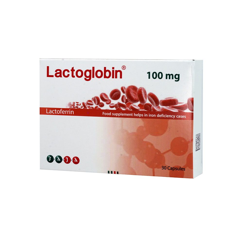 Lactoglobin, 100 mg capsules, Probiotic supplement for digestive health, 30 capsules