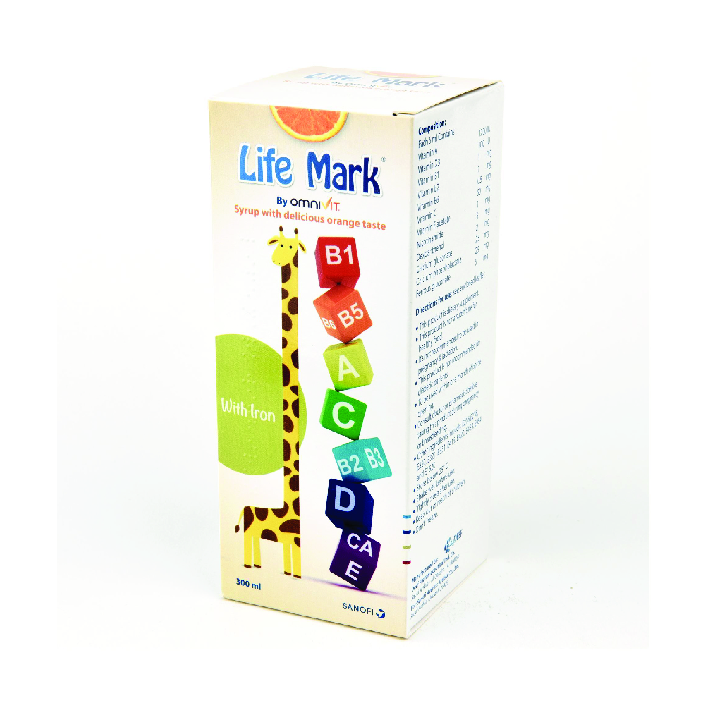 LIFE-MARK-WITH-IRON SYRUP 300 ML