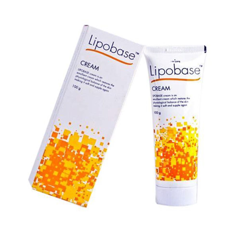 Lipobase, Cream, Intensive moisturizing cream for dry sensitive skin, 100 g