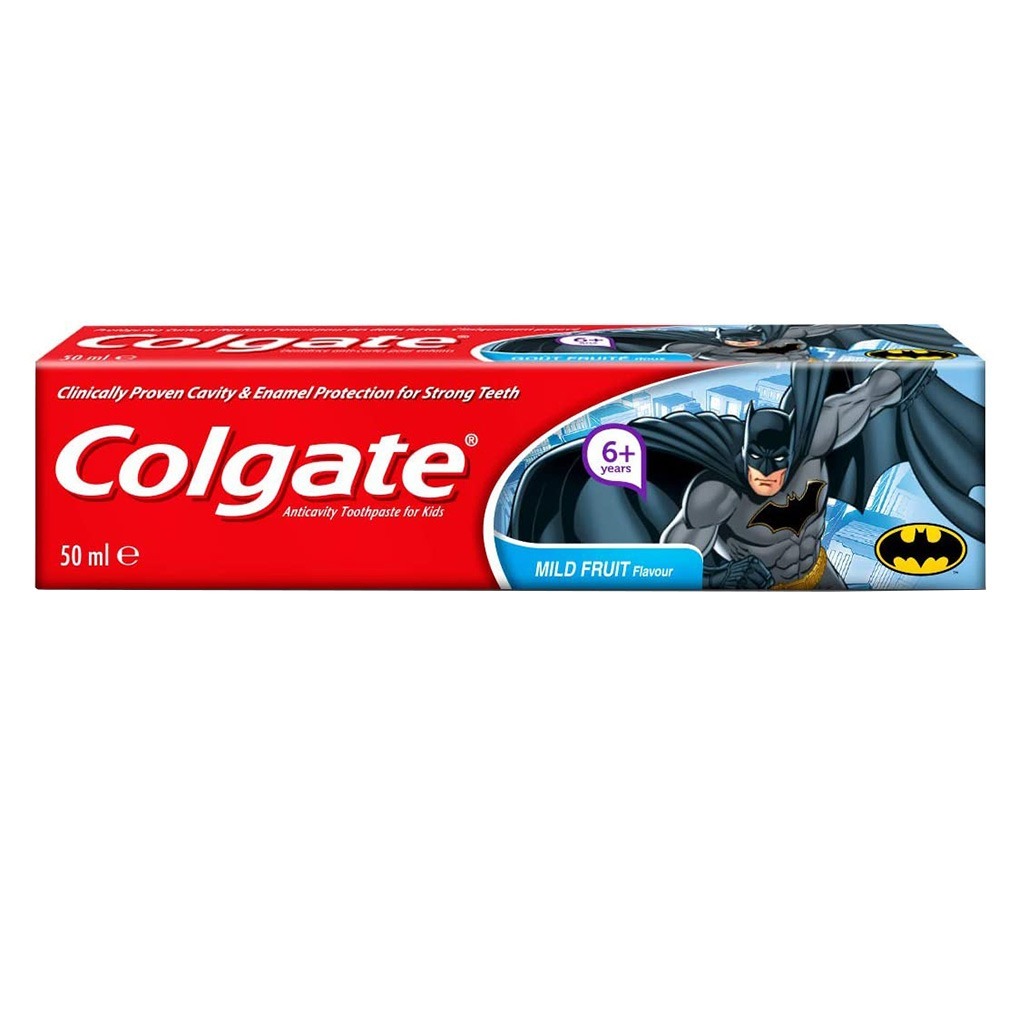 Colgate Kids Boys Fluoride Toothpaste 6+ Batman, 50 ml