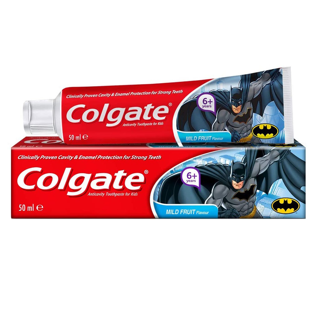 Colgate Kids Boys Fluoride Toothpaste 6+ Batman, 50 ml