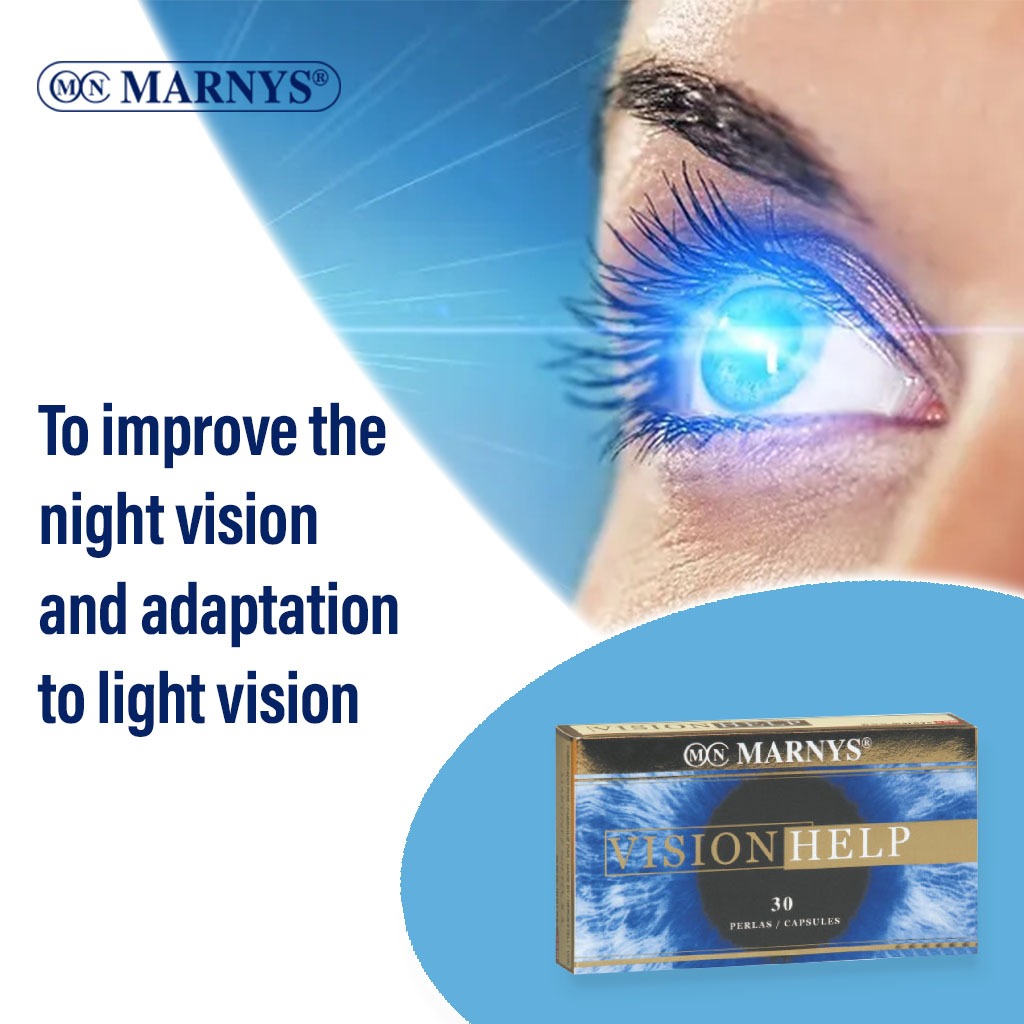 Marnys, Vision Help capsules, Nutritional support for eye health and vision, 30 capsules