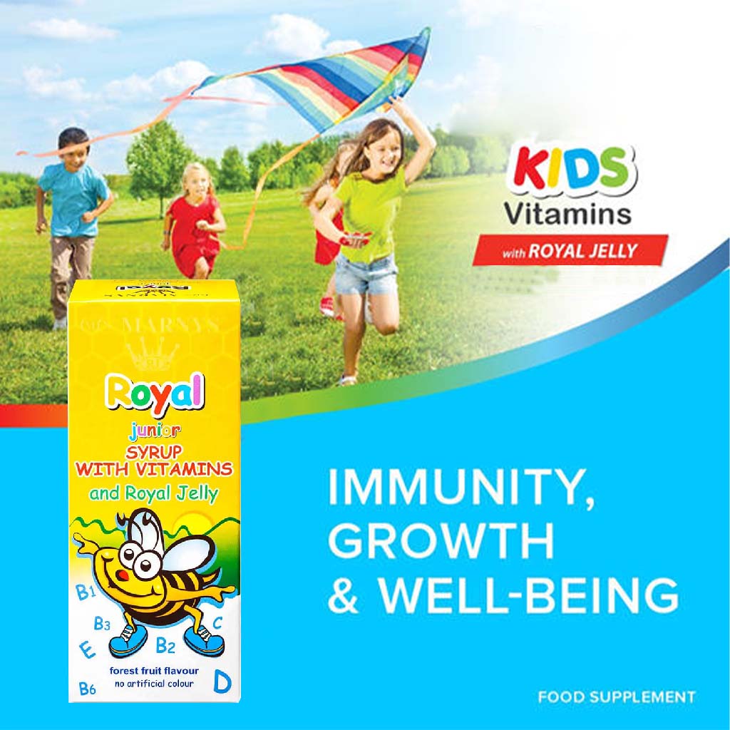 Marnys-Royal-Junior-With-Vitamins Syrup 125 ml