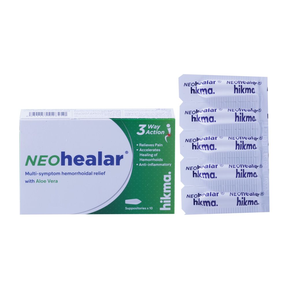 Neo Healar, Rectal suppositories, Anti-inflammatory suppositories for hemorrhoid relief
