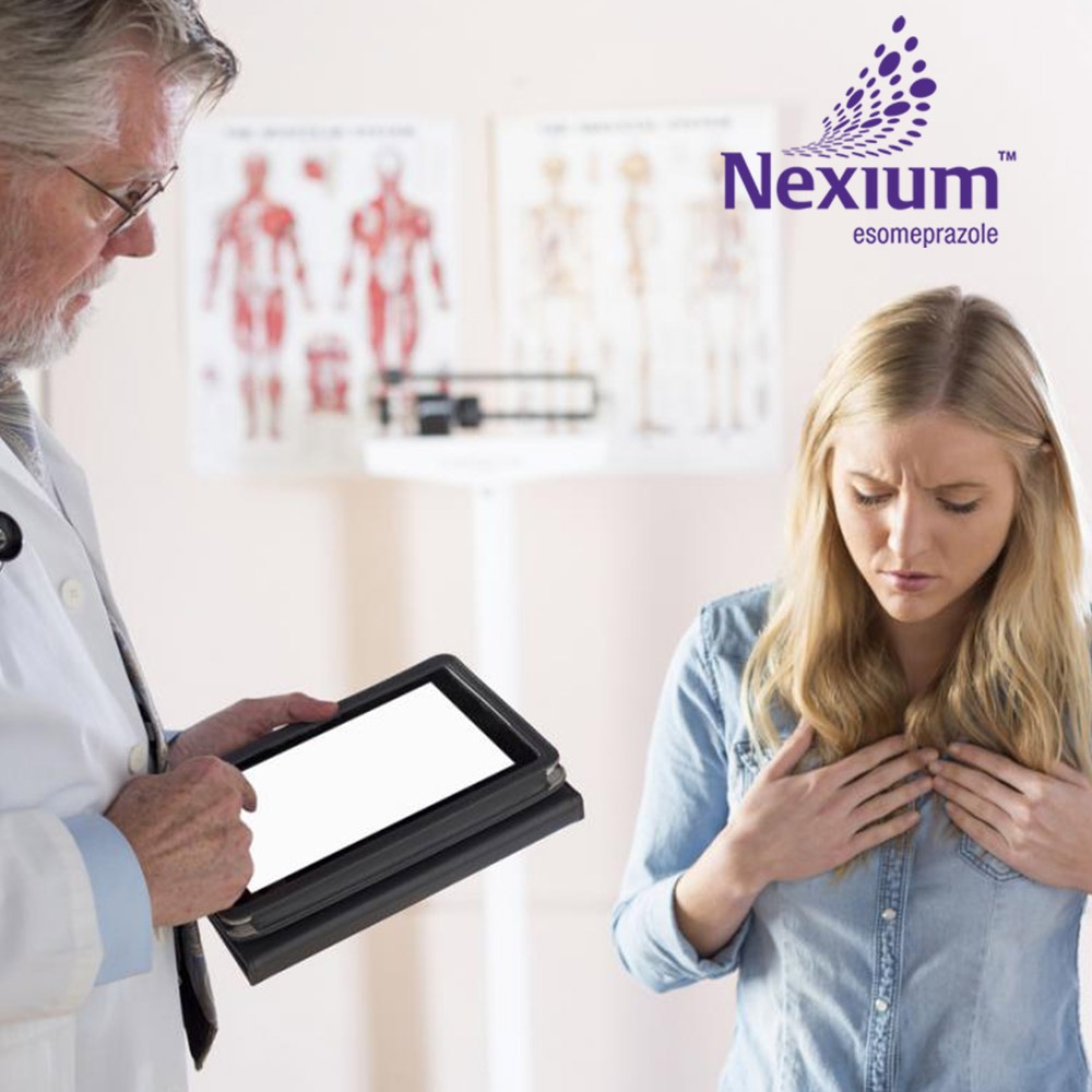 Nexium, 20 mg tablets, Acid reflux and heartburn relief medication, 14 tablets