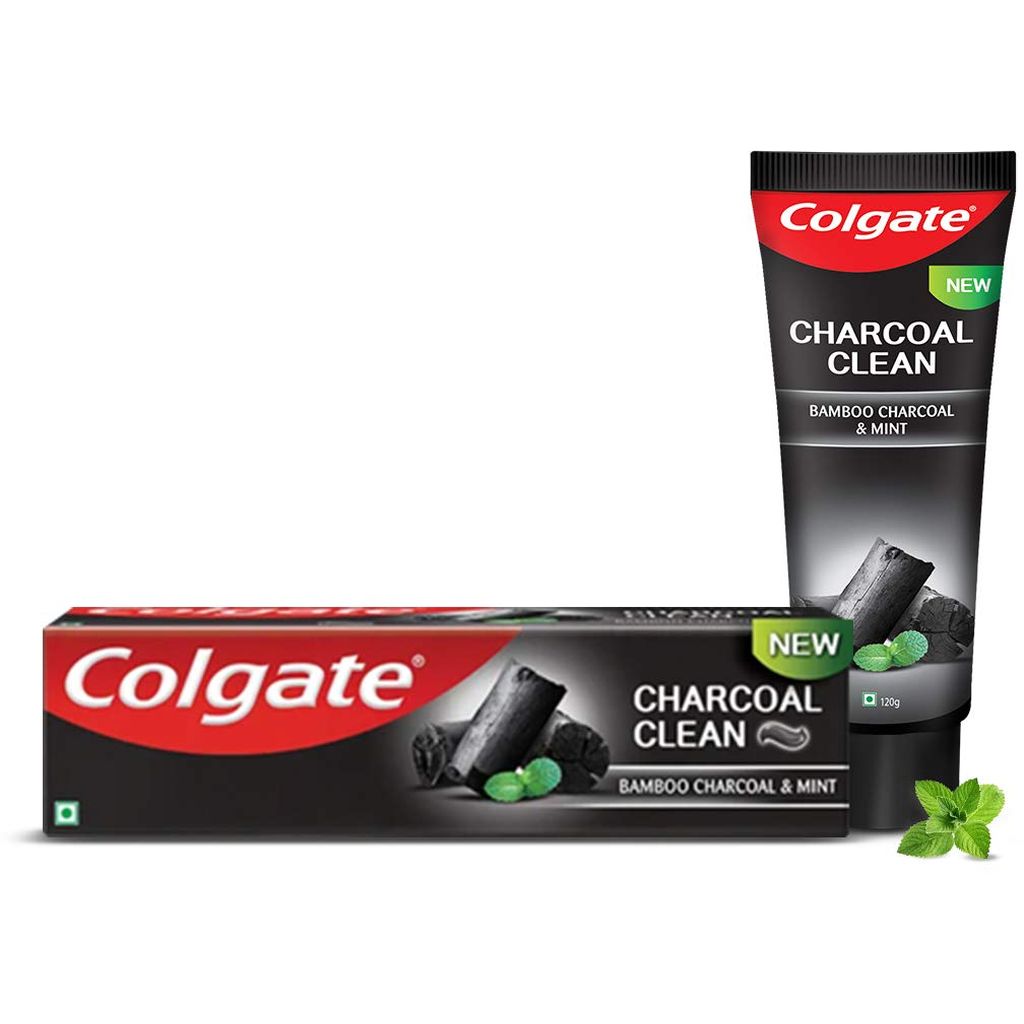 Colgate Charcoal Clean Toothpaste, Bamboo Charcoal & Mint, 120ml