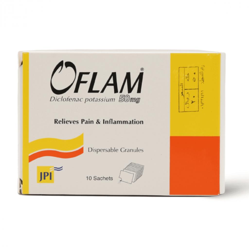 Oflam, Diclofenac potassium sachets, Fast-acting pain relief for inflammation, 50mg