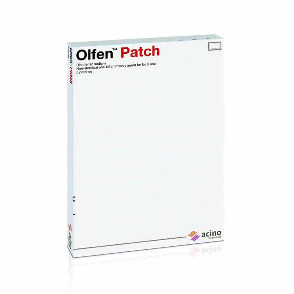 Olfen, Diclofenac transdermal patch, Pain relief patch for localized inflammation, 140mg
