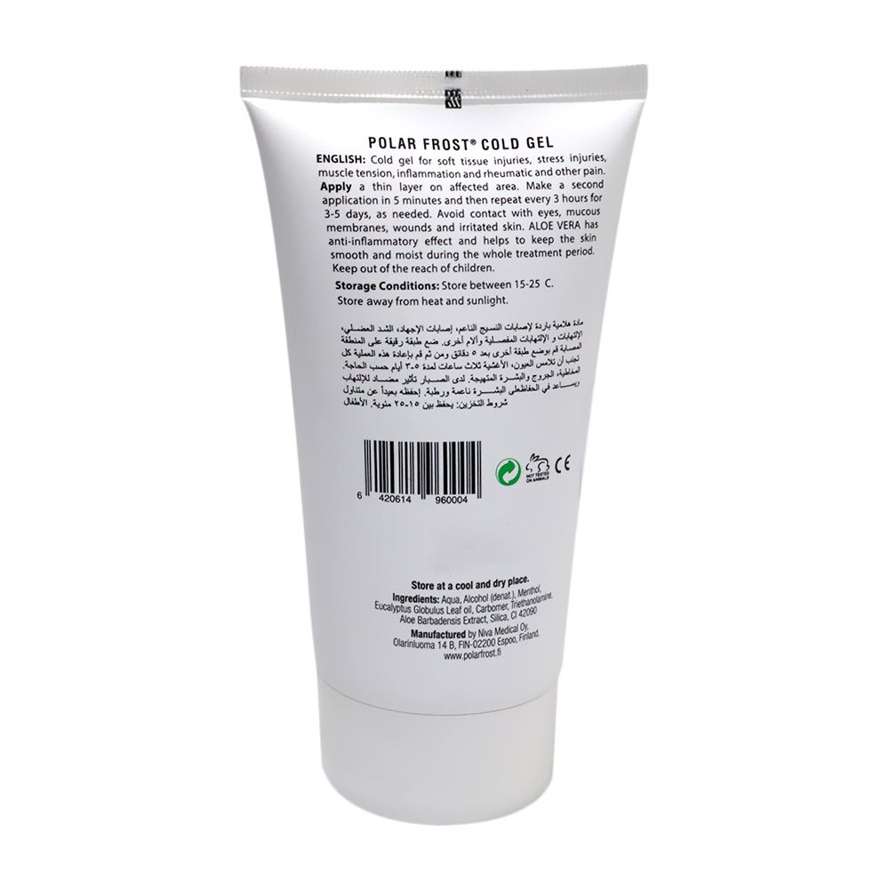 Polar, Frost Cold Gel, Cooling gel for muscle and joint pain relief, 150 ml