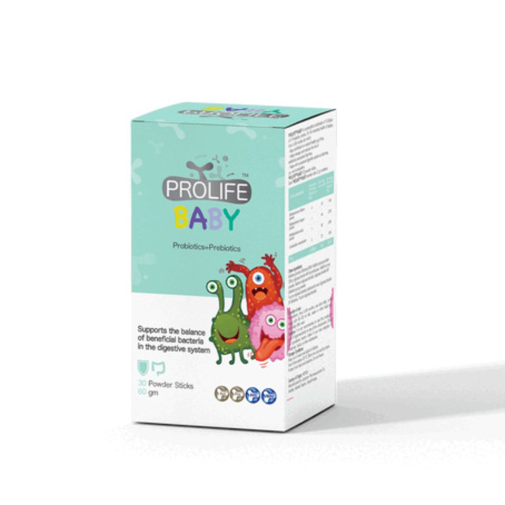 Prolife, Baby Probiotic Sachets, Gentle probiotic for infant digestive health, 30 sachets