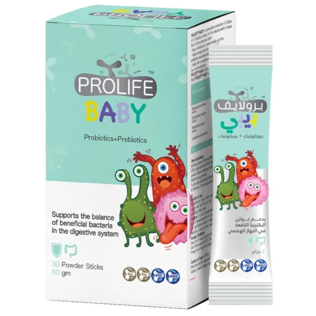 Prolife, Baby Probiotic Sachets, Gentle probiotic for infant digestive health, 30 sachets