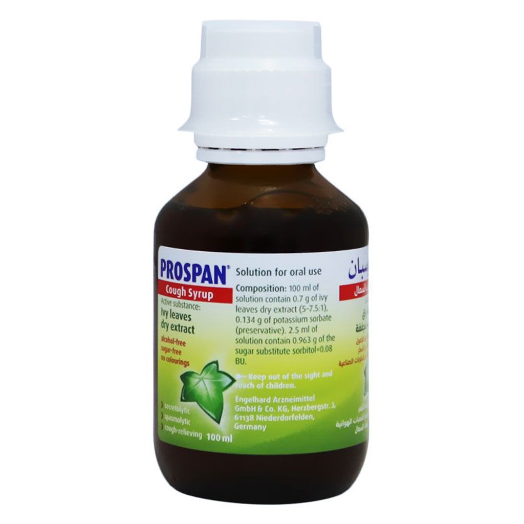 Prospan, Cough Syrup, Natural herbal remedy for cough relief, 100ml