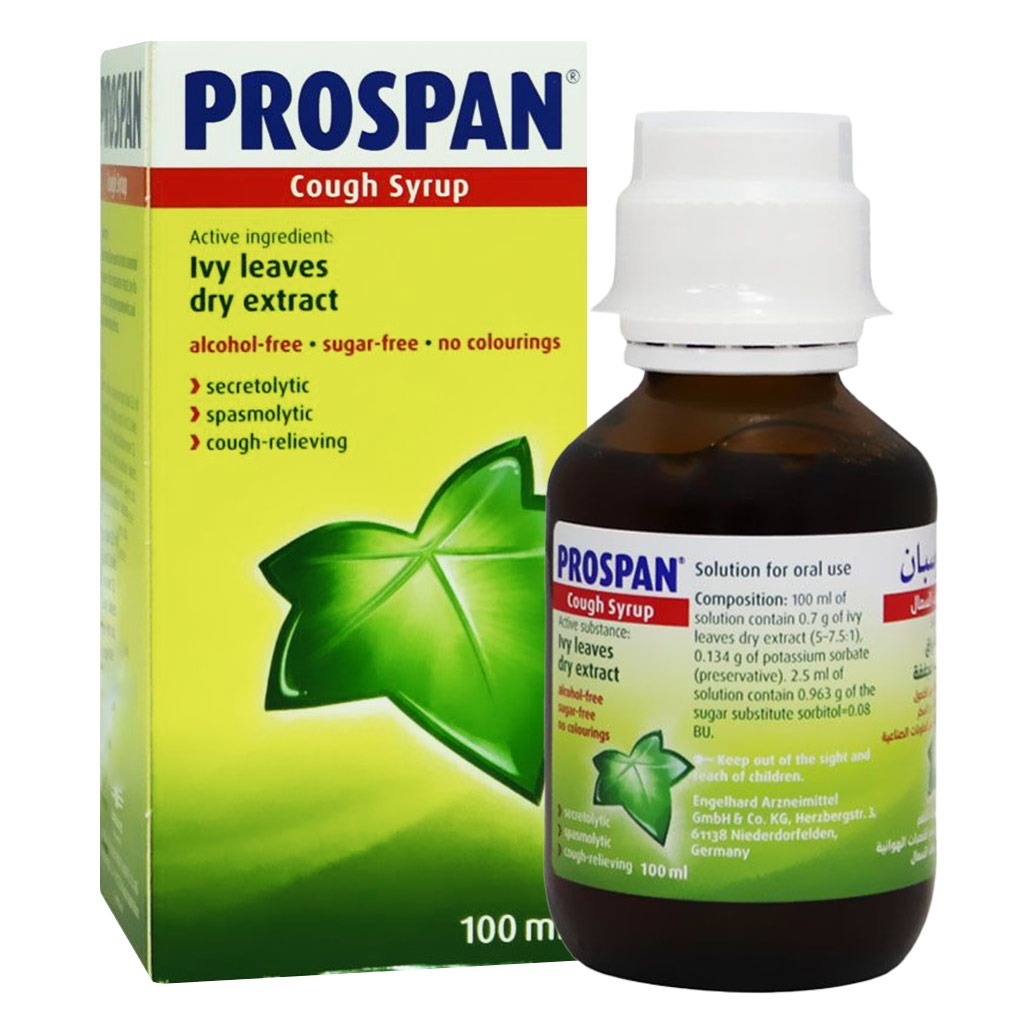 Prospan, Cough Syrup, Natural herbal remedy for cough relief, 100ml