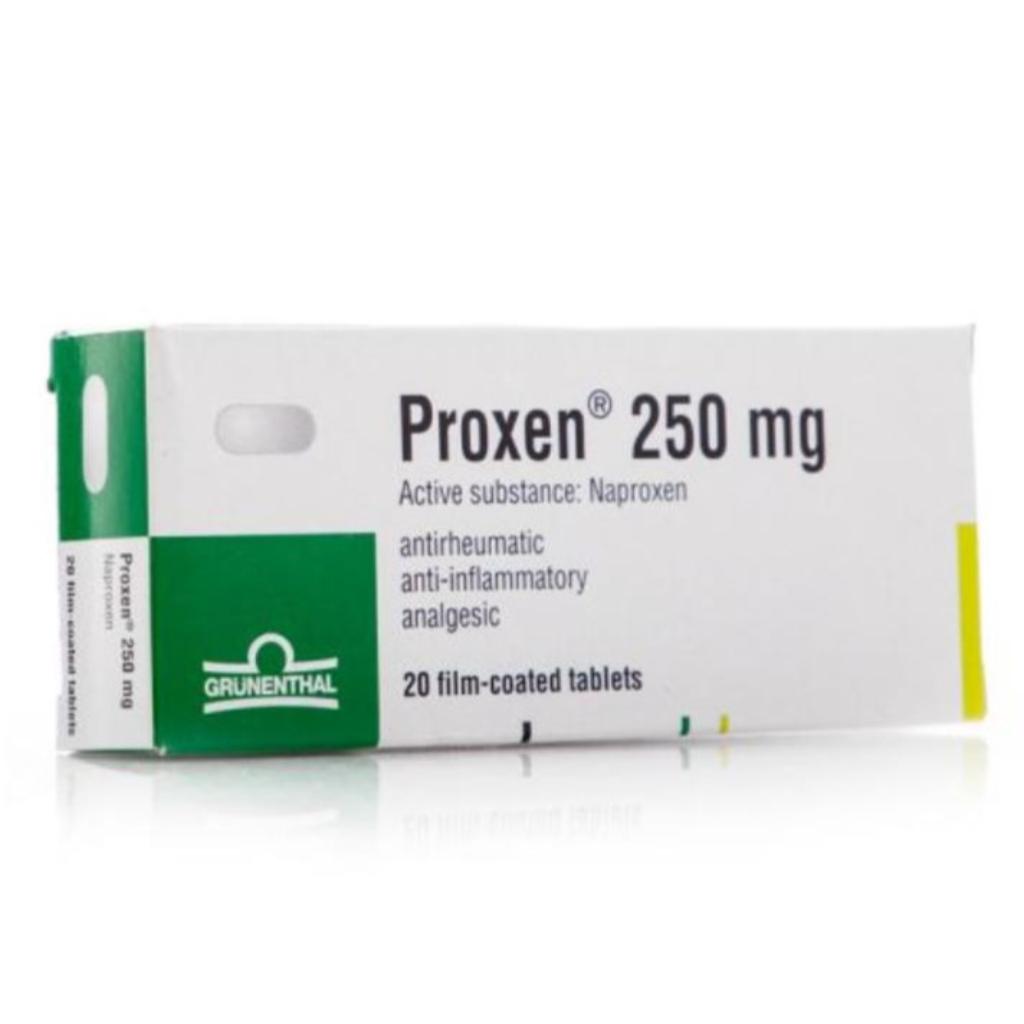 Proxen, 250mg Tablets, Pain relief and anti-inflammatory medication, 20 tablets